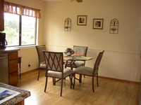 Eating in kitchen